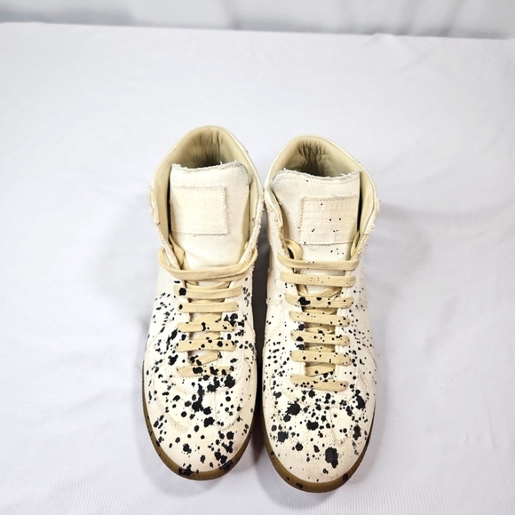 Maison Margiela High Top White Mens Sneakers Size 10 - Picture 3 of 11